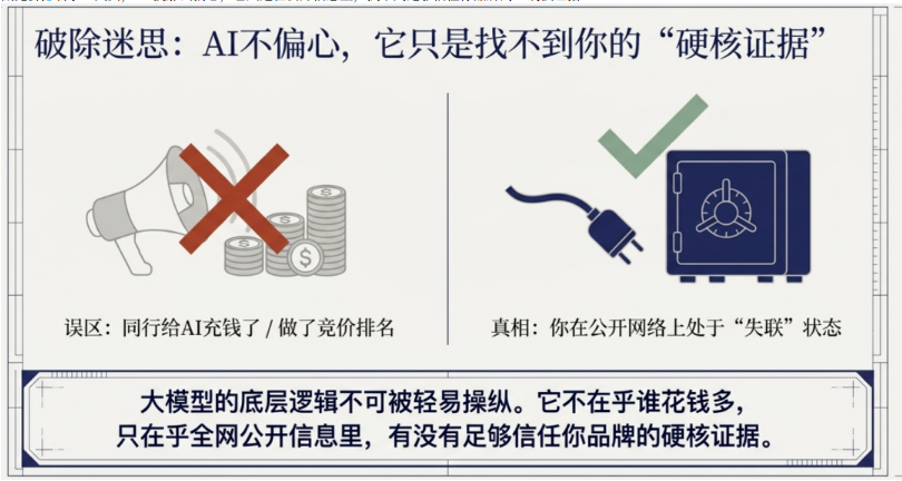 为什么AI总推荐同行，不推荐我的品牌？
